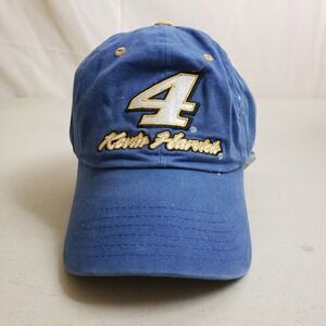 Nascar‎ Hat Cap Mens One Size Blue Yellow Kevin Harvick #4 Race Car Racing Adult